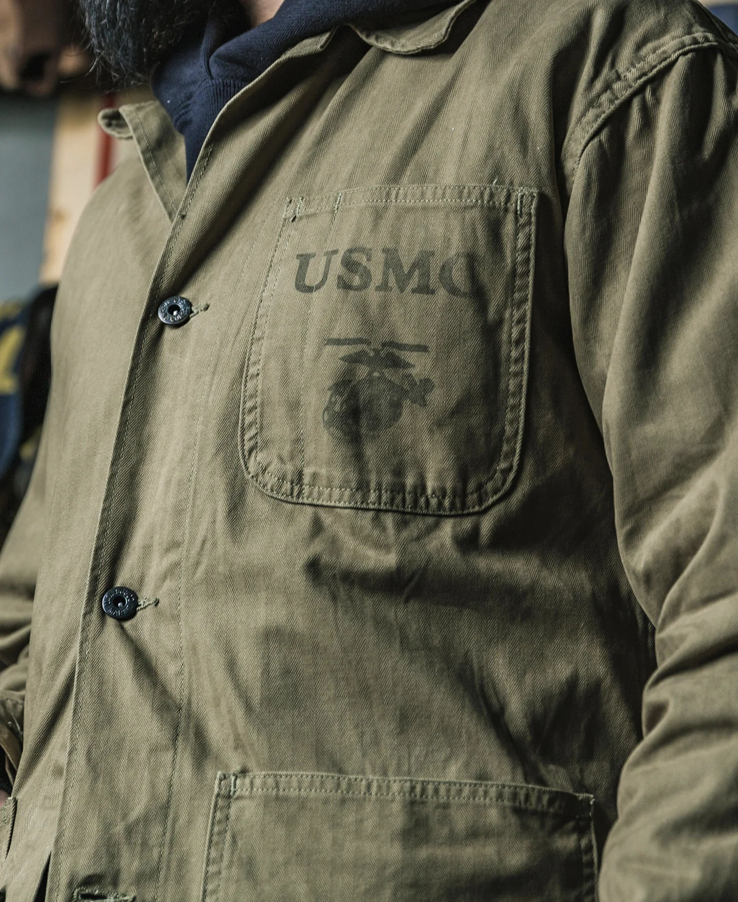 USMC P-41 HBT Utility Jacket - Image 7