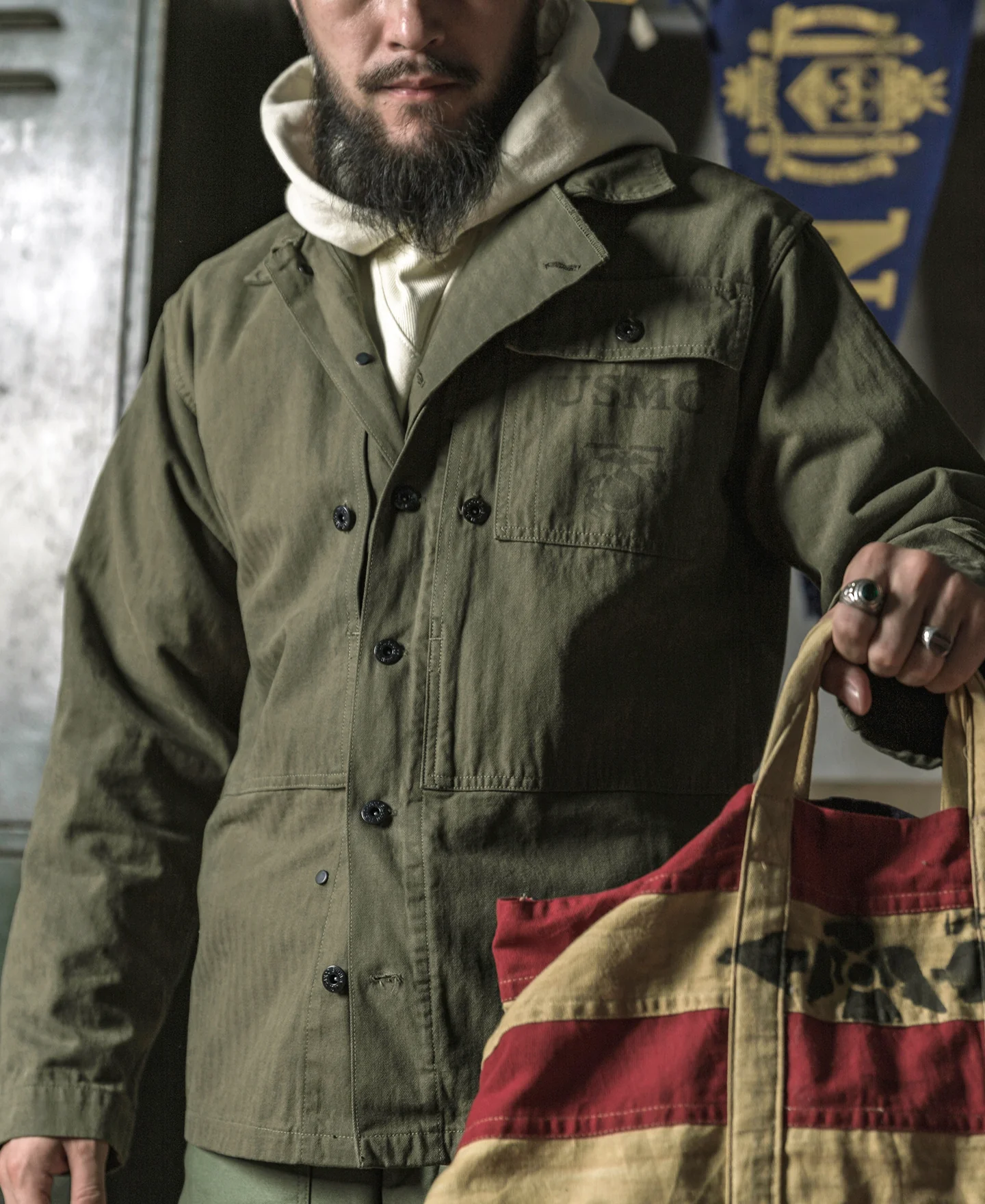 USMC P-44 HBT Utility Jacket - Image 5