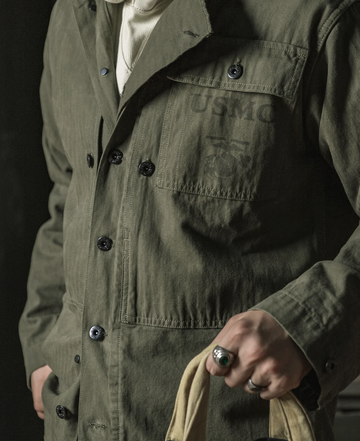 USMC P-44 HBT Utility Jacket - Image 9