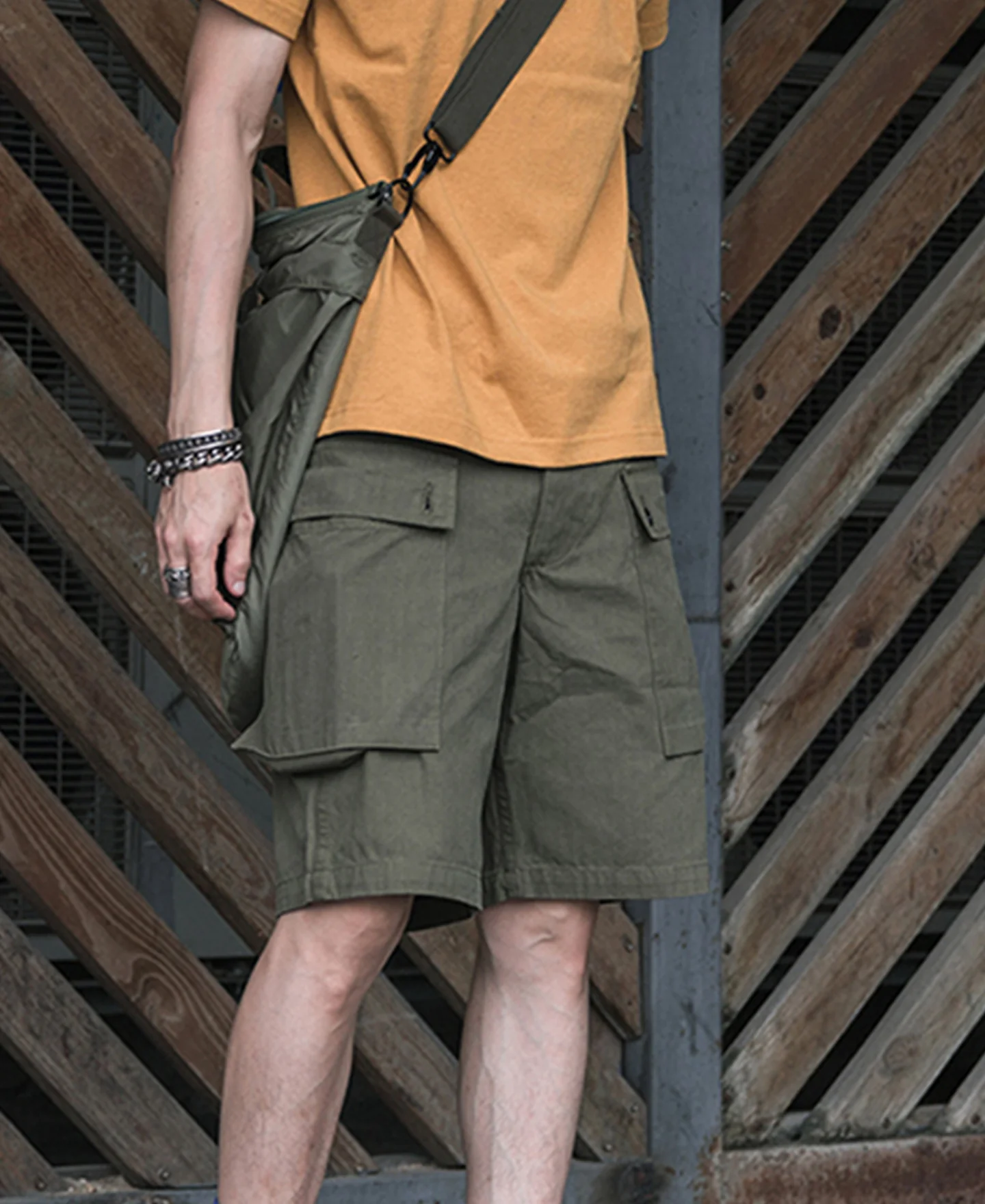 USMC P-44 Utility Shorts - Olive - Image 4