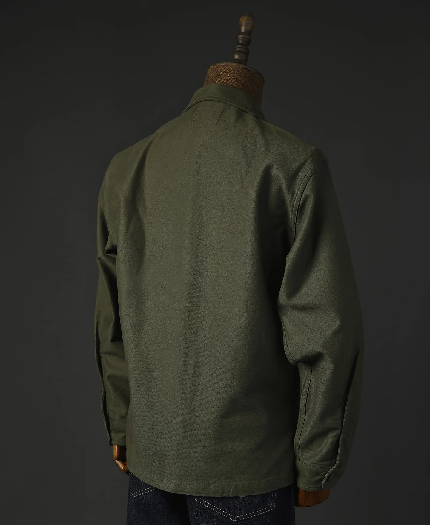 Vietnam War US Army OG-107 Fatigue Utility Shirt - Plain - Image 4