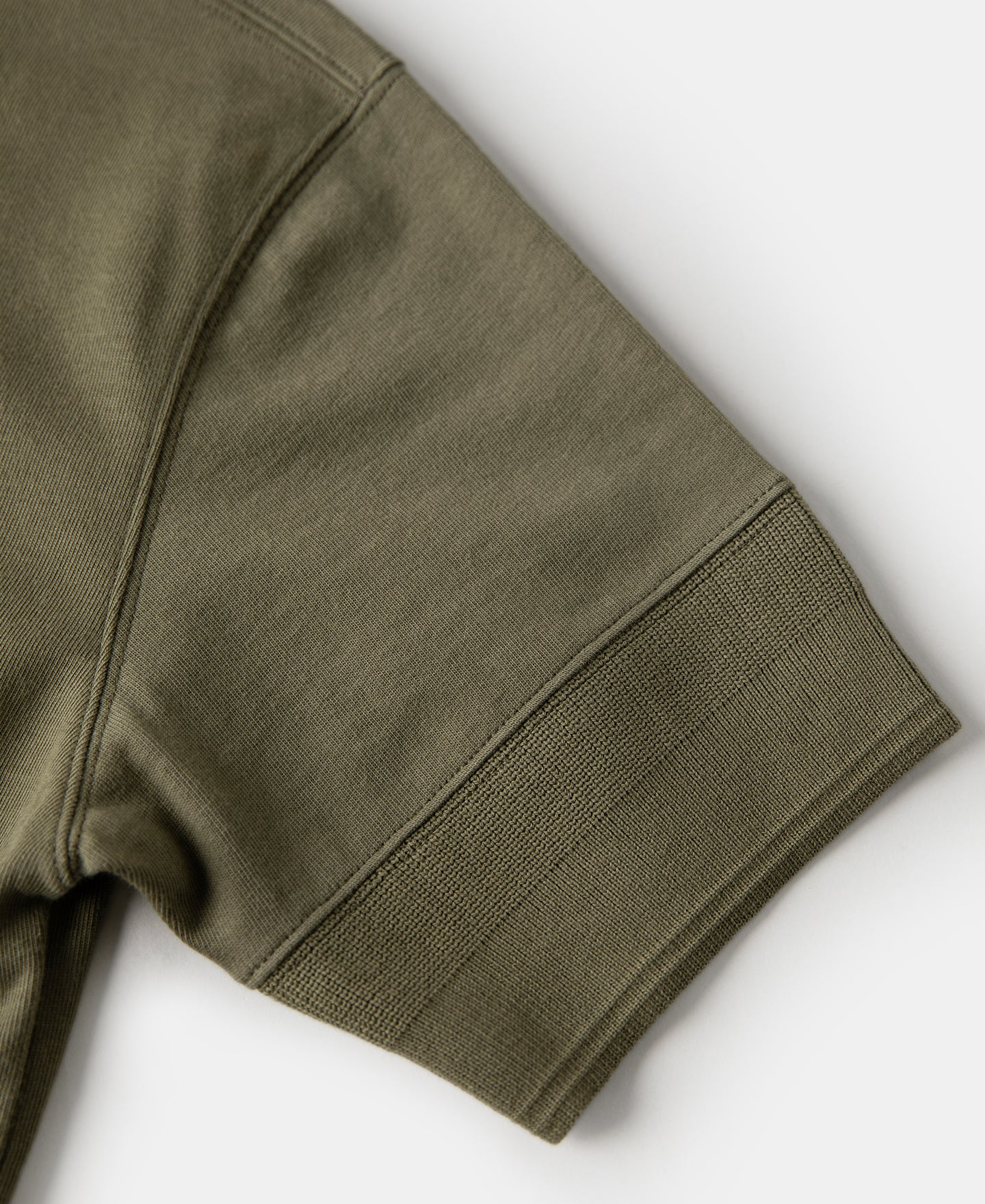 Vintage Short Sleeve Henley T-Shirt - Olive - Image 8