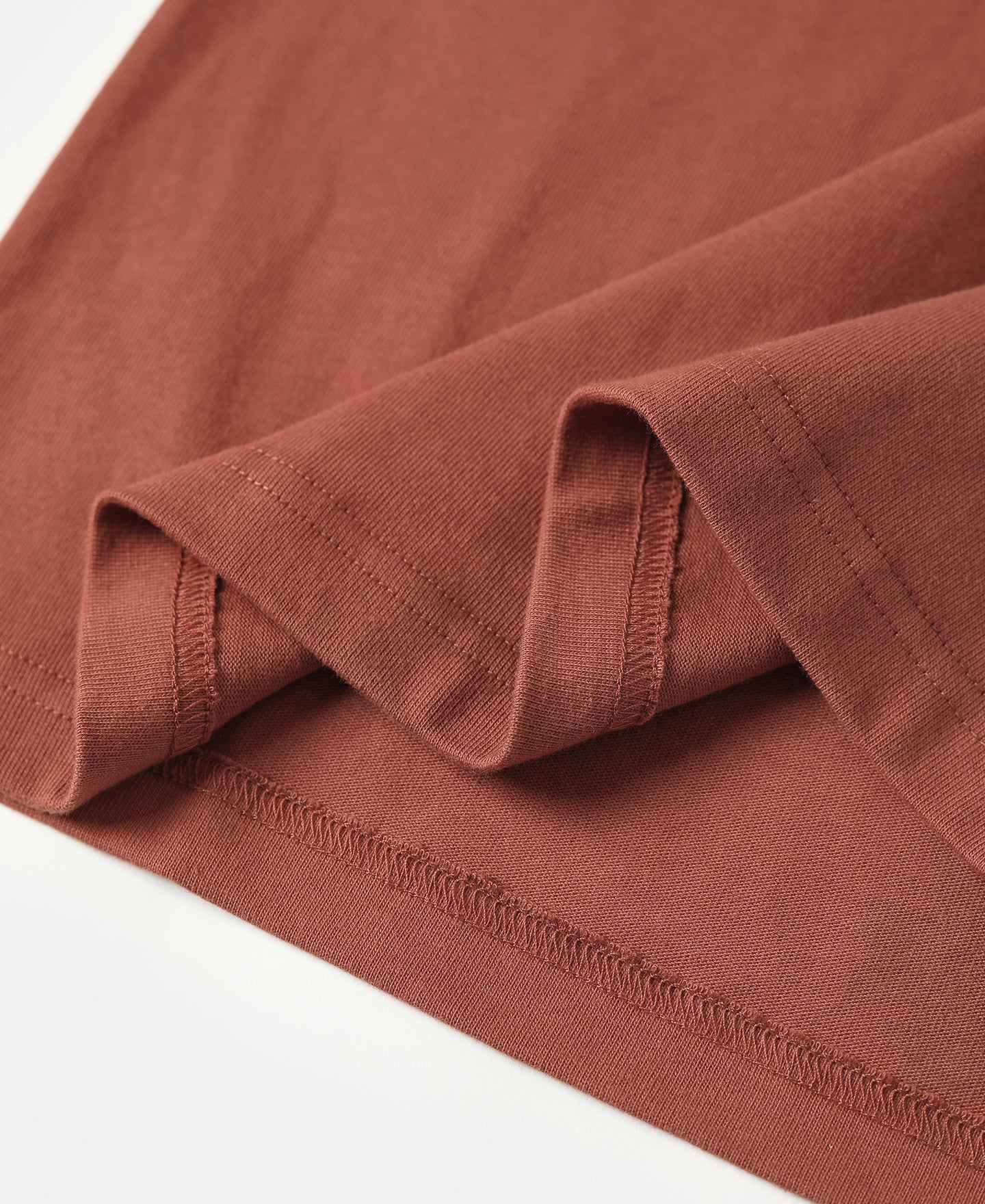 Vintage Short Sleeve Henley T-Shirt - Brick Red - Image 10