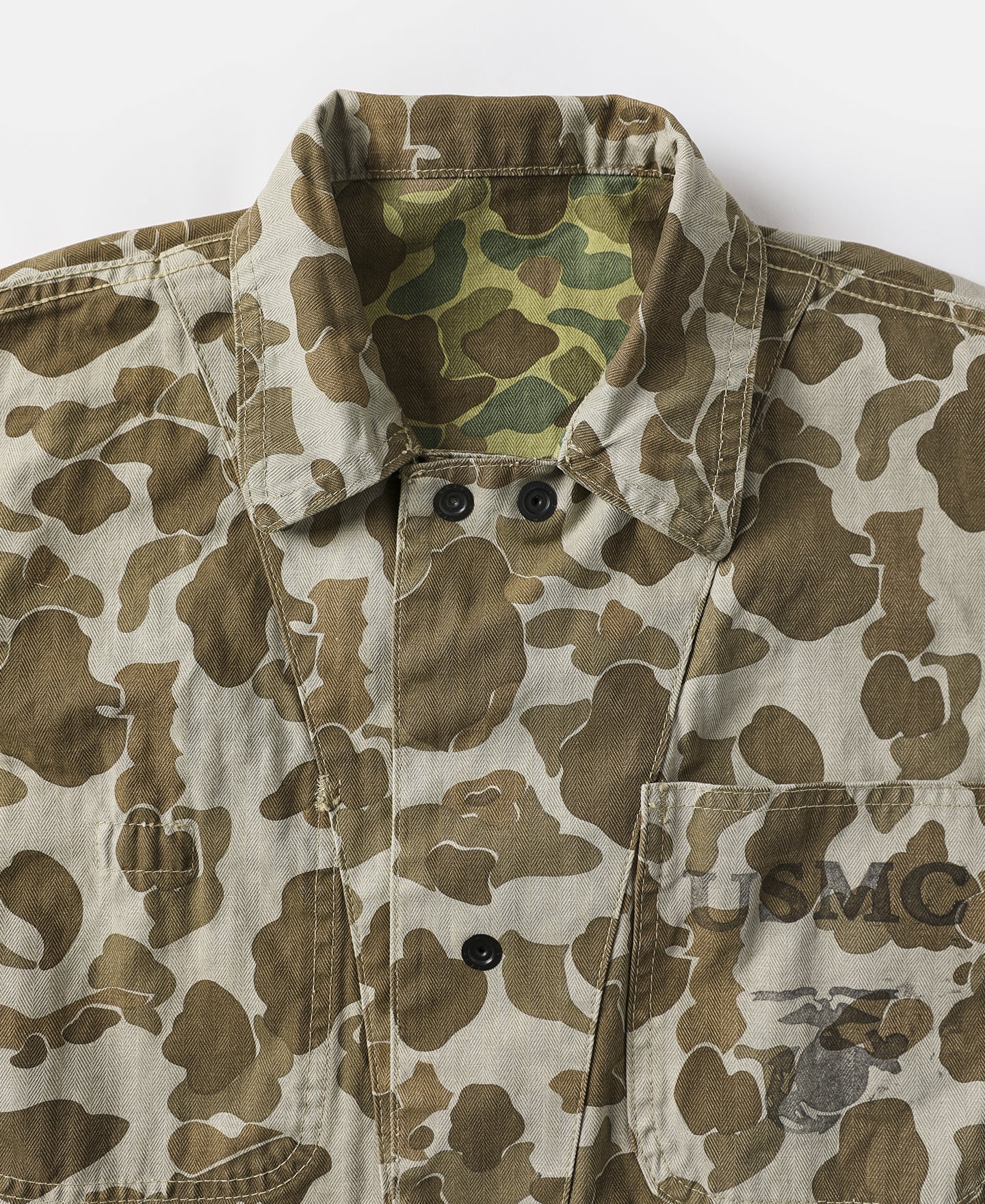 WWII USMC Type P-42 Duck Hunter Camo Jacket - Image 15