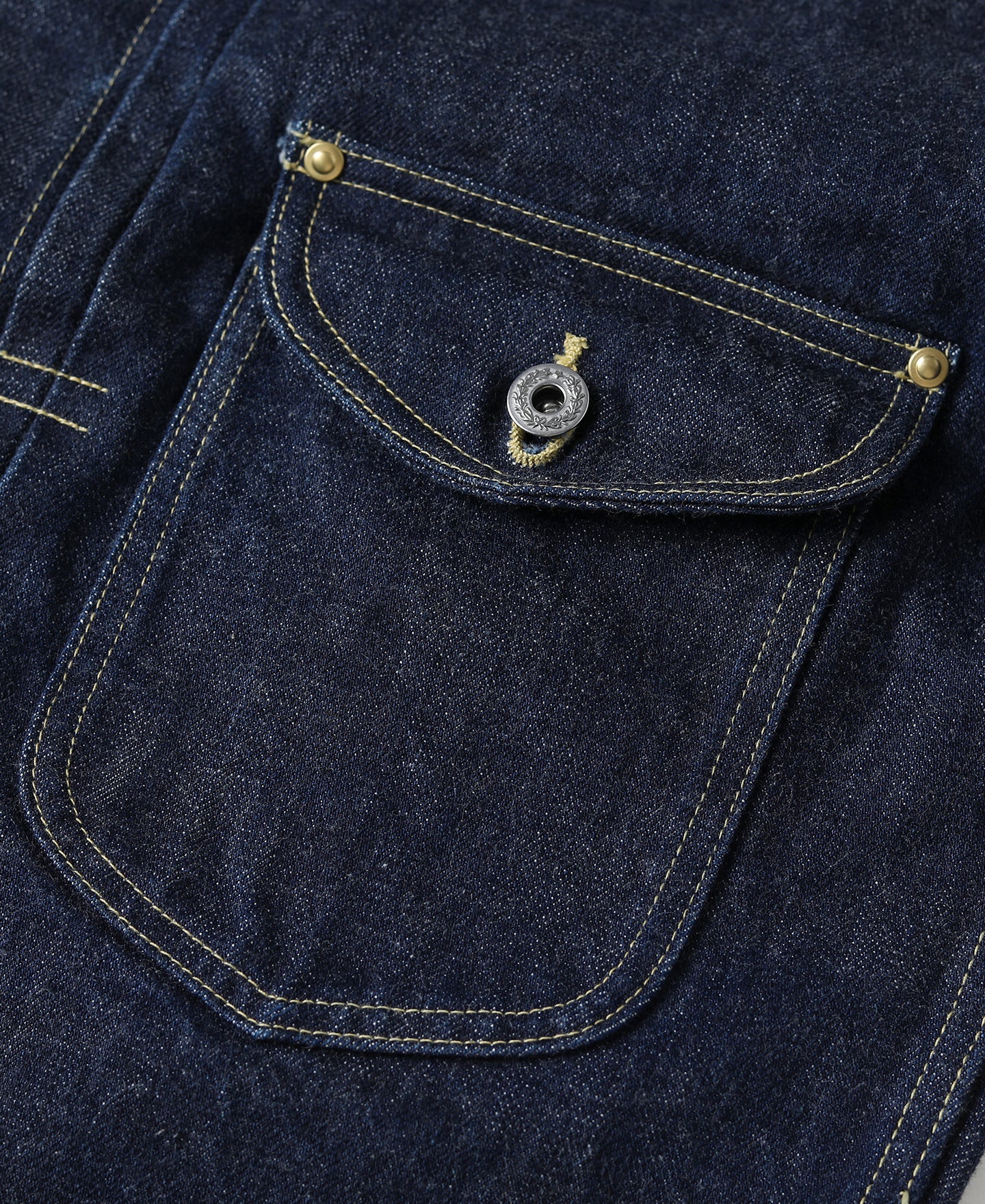 WWII Simplified Model Cowboy Selvedge Denim Jacket - Image 11
