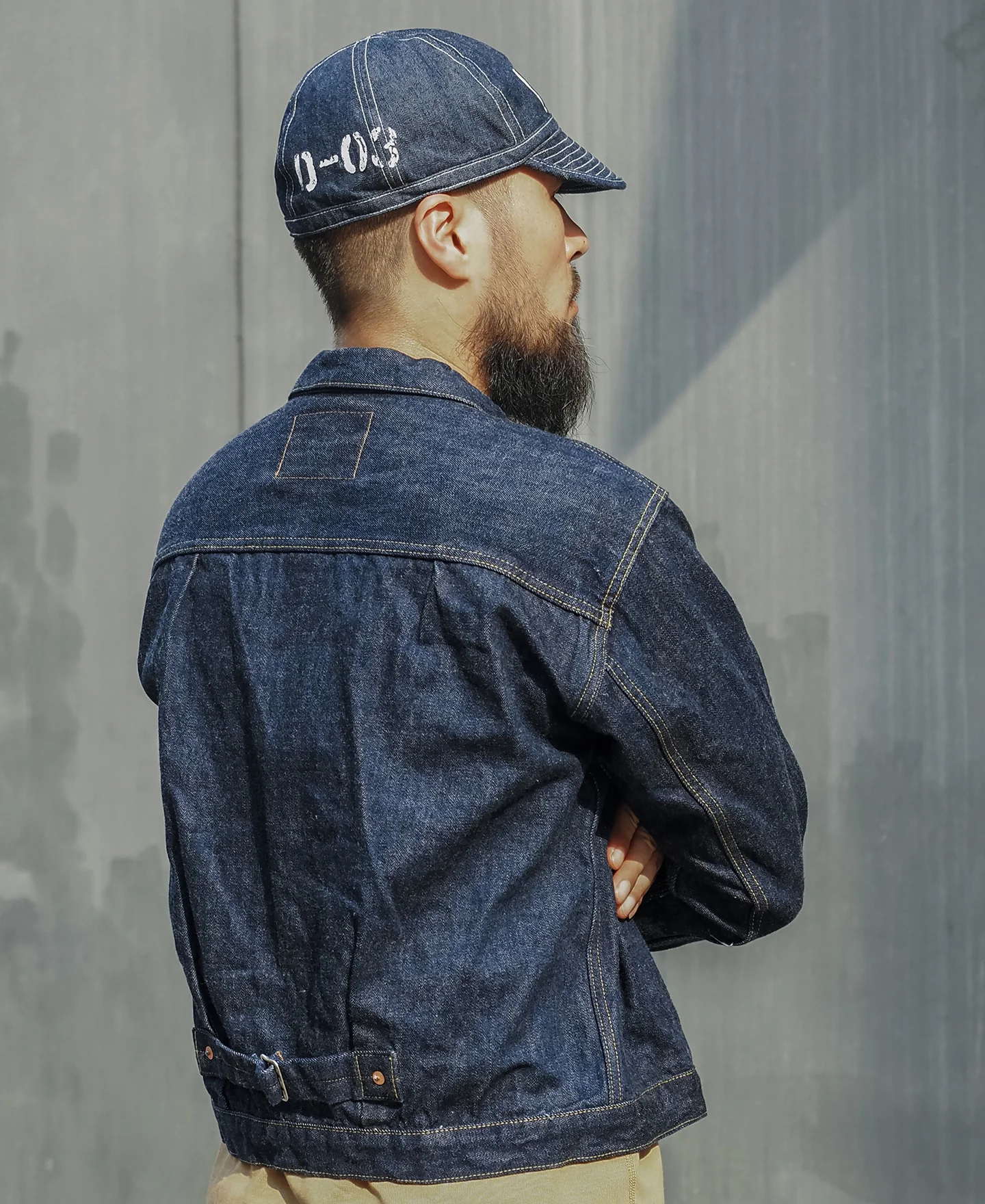 Lot 44806XX WWII Type 1 Selvedge Denim Jacket - Image 5